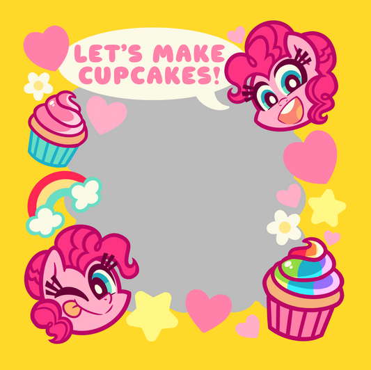 Pinkie Pie's Cupcake Surprise Mirror Keychain