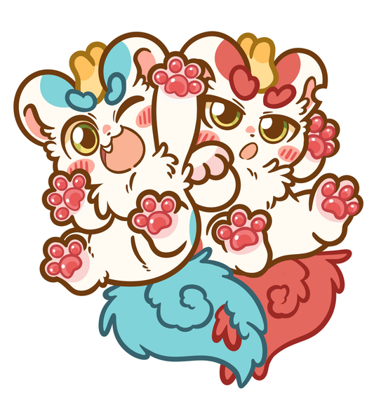 Pixiu Brothers Keychain