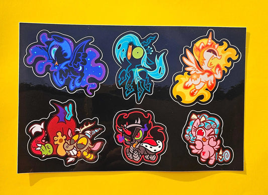 MLP Villains Sticker Sheet