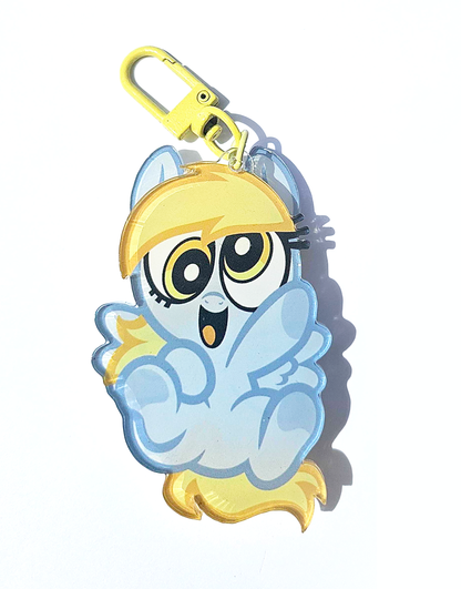 Derpy Hooves Wiggly Ears Keychain