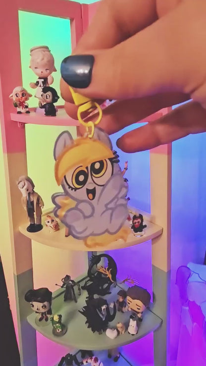 Derpy Hooves Wiggly Ears Keychain