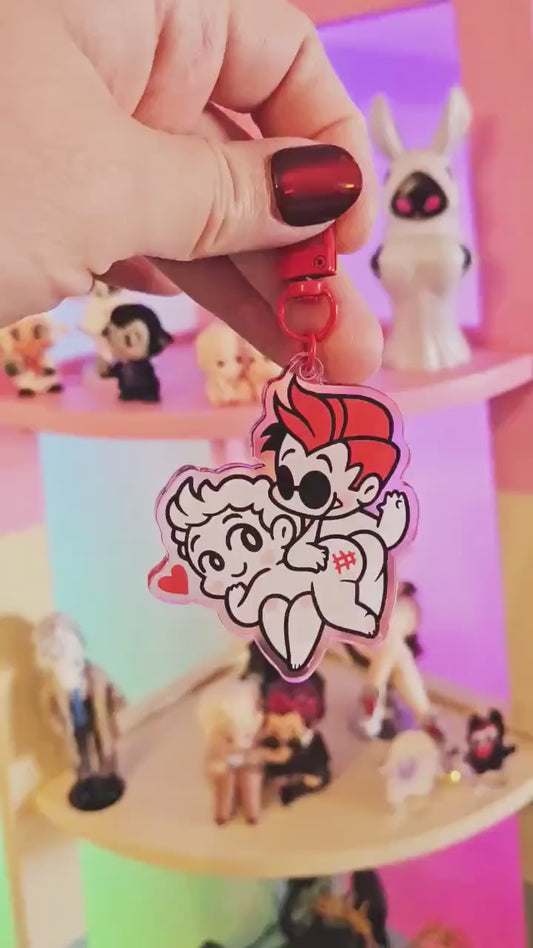 Oh Ho Ho-mens Acrylic Keychain
